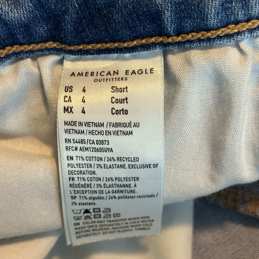 American Eagle Super High-Rise Jegging Medium Wash Skinny Jean Size 4 S - Picture 11 of 16